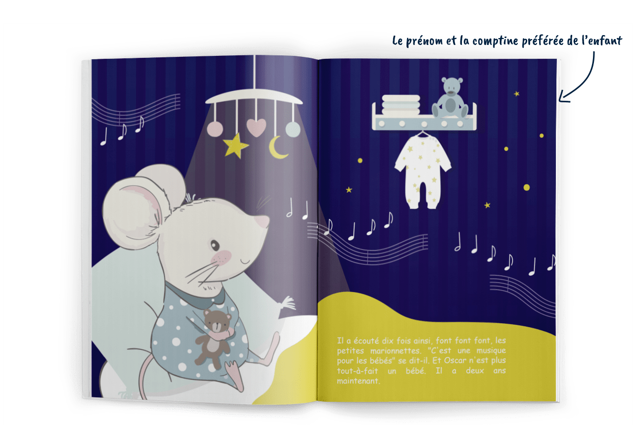 Bonne Nuit - Livre Personnalisé bébé - CreerMonLivre