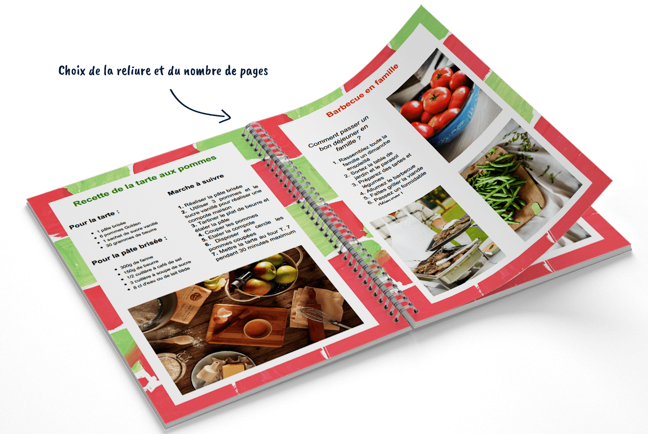 Faire son livre de recettes