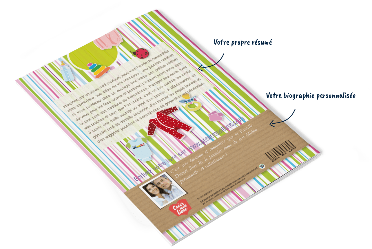 Livre de naissance personnalisé