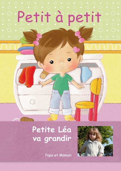 Personnaliser un livre photo bébé pour la naissance d'une fille