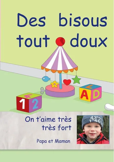 Livre Des bisous tout doux (version-garcon) par CréerMonLivre