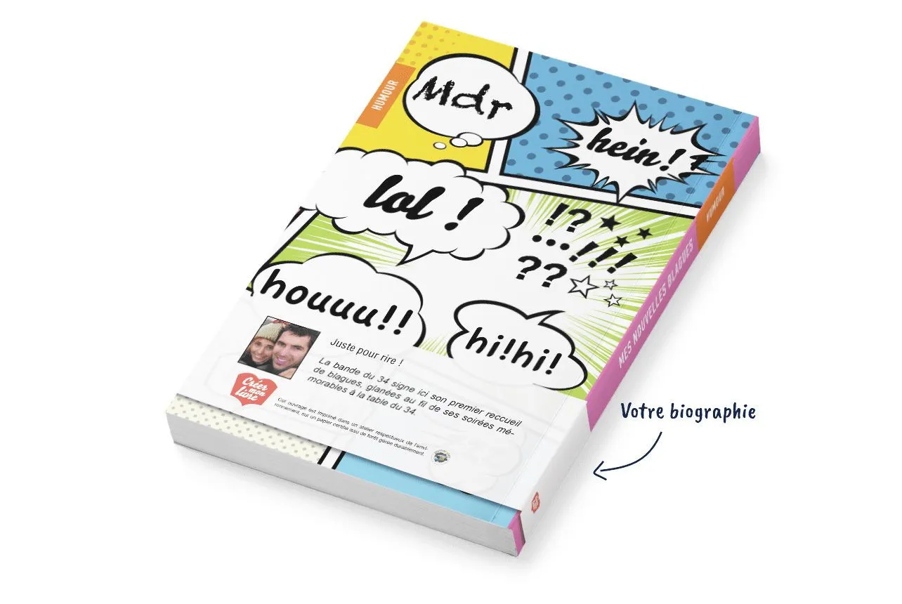 Petites histoires drôles à personnaliser - Créez mon livre